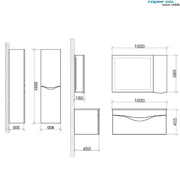 Essenza 100 wood ormarić