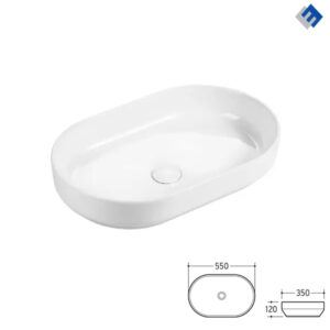 premium nadgradni lavabo river 2 sjaj