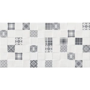 tessile cubic gris 25x50