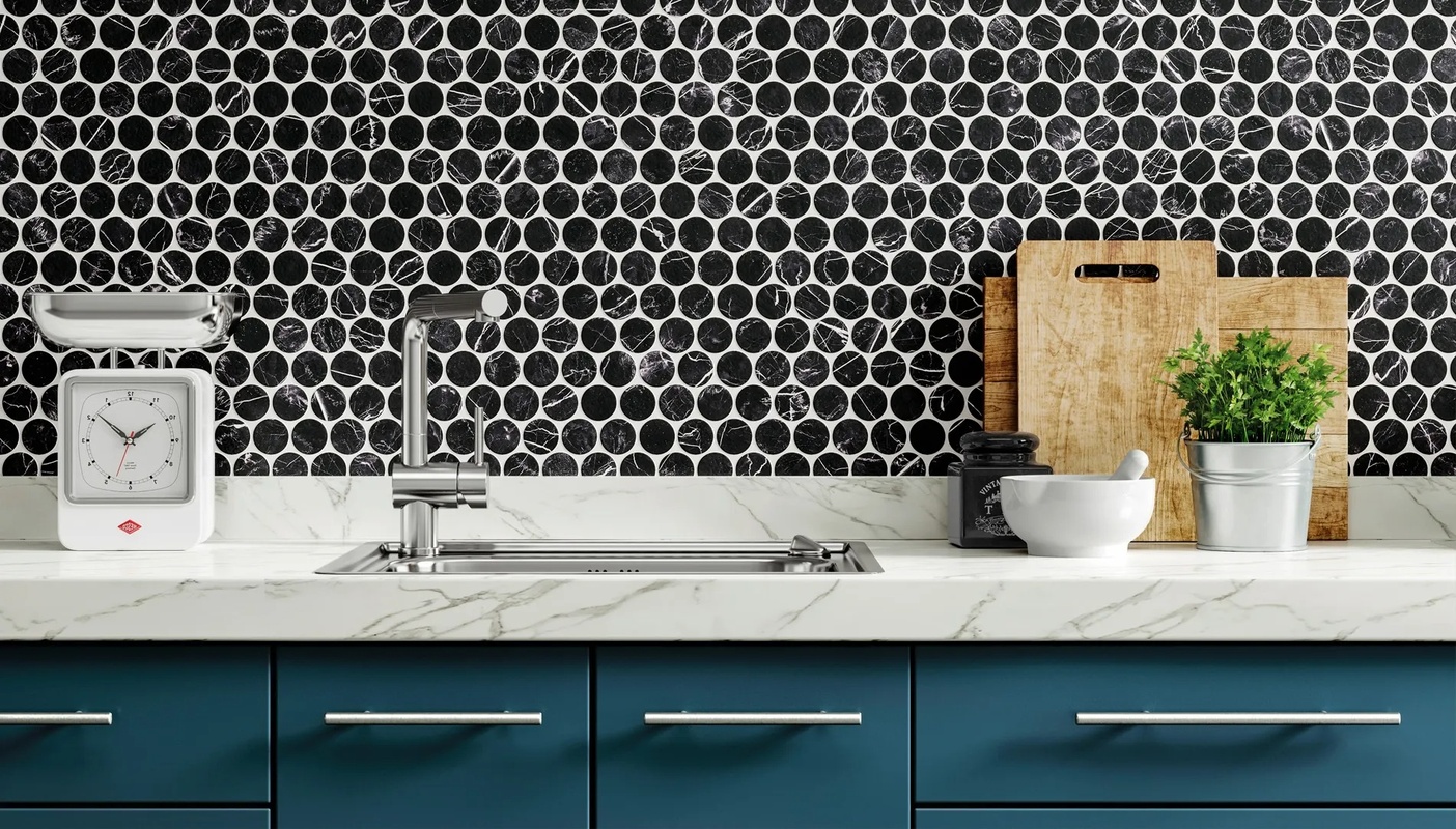 Circle marquina 30,9x30,9 3 circle slika