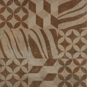 cotto bruno decor 33x33 600x600