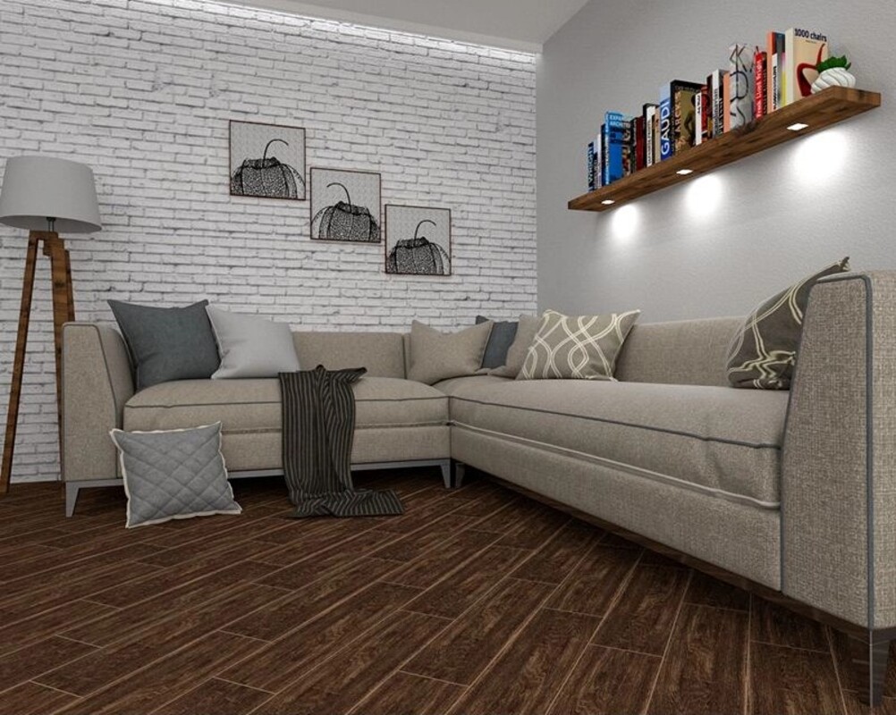 Tablon brown 15,5x60,5 2 tablon brown 155x605 slika